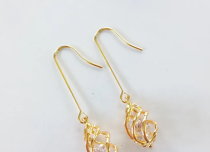 Jojo B Tiffany Swirl Earrings